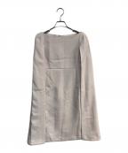 CELFORDセルフォード）の古着「トリプルクロスケープドレス　CWFO231076」｜ピンク