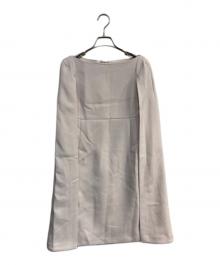 CELFORD（セルフォード）の古着「トリプルクロスケープドレス　CWFO231076」｜ピンク