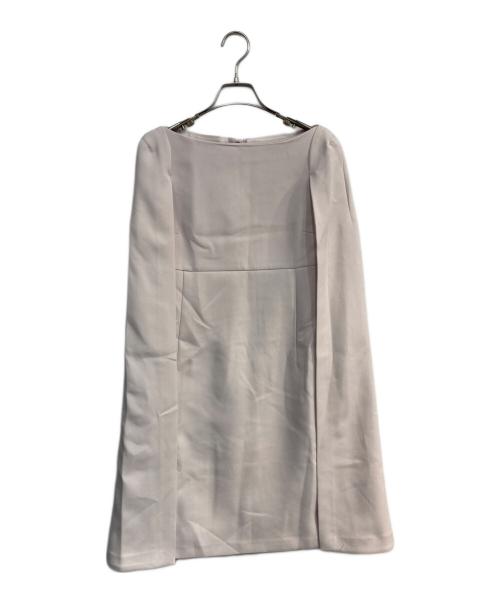 CELFORD（セルフォード）CELFORD (セルフォード) トリプルクロスケープドレス　CWFO231076 ピンク サイズ:36の古着・服飾アイテム
