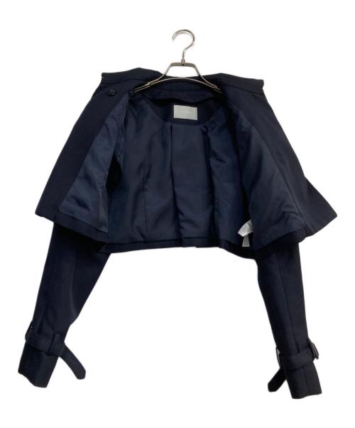 CELFORD（セルフォード）CELFORD (セルフォード) 3wayフリルトレンチコート ネイビー サイズ:36の古着・服飾アイテム