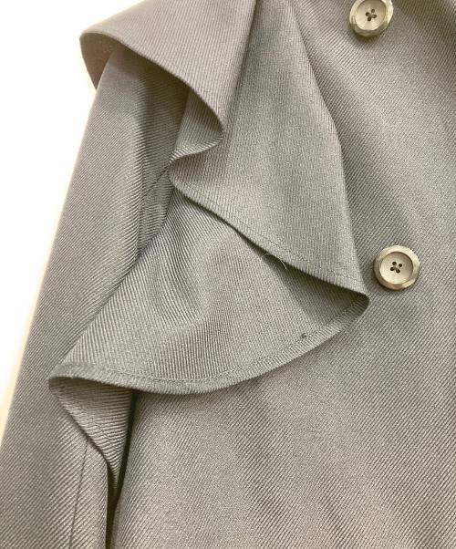 CELFORD（セルフォード）CELFORD (セルフォード) 3wayフリルトレンチコート ネイビー サイズ:36の古着・服飾アイテム