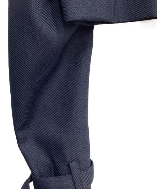 CELFORD（セルフォード）CELFORD (セルフォード) 3wayフリルトレンチコート ネイビー サイズ:36の古着・服飾アイテム