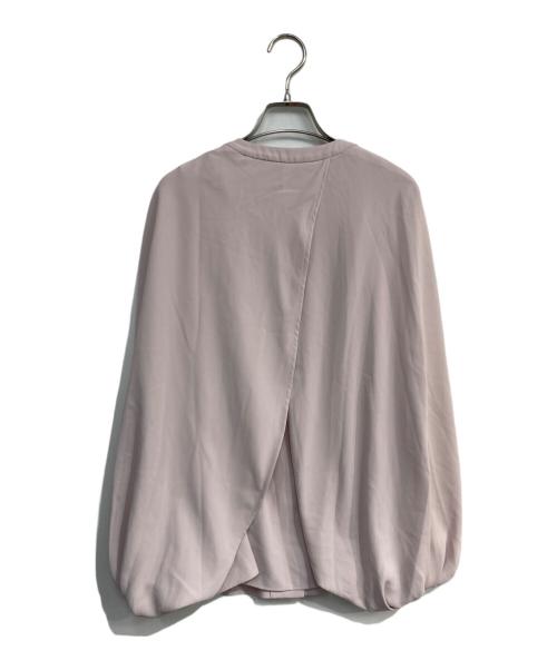 CELFORD（セルフォード）CELFORD (セルフォード) ノーカラースリットスリーブブラウス - ピンク サイズ:Freeの古着・服飾アイテム
