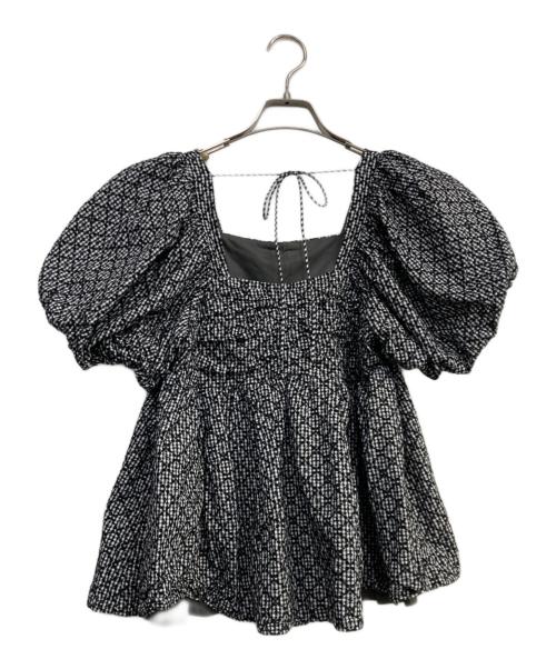 CELFORD（セルフォード）CELFORD (セルフォード) コットンエンブロイダリーブラウス ブラック サイズ:Freeの古着・服飾アイテム