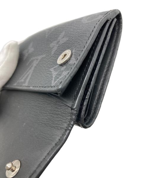 LOUIS VUITTON（ルイ ヴィトン）LOUIS VUITTON (ルイ ヴィトン) ディスカバリー コンパクトウォレット　モノグラム・エクリプス ブラックの古着・服飾アイテム