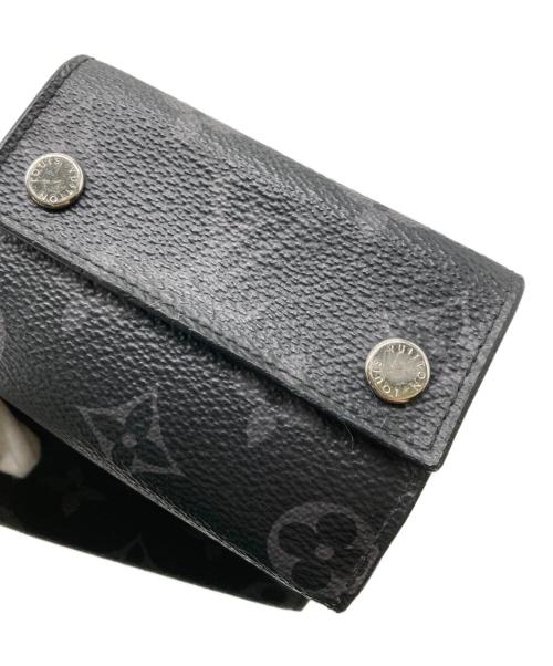 LOUIS VUITTON（ルイ ヴィトン）LOUIS VUITTON (ルイ ヴィトン) ディスカバリー コンパクトウォレット　モノグラム・エクリプス ブラックの古着・服飾アイテム