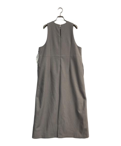 LOUNIE（ルーニー）LOUNIE (ルーニー) 千鳥ステッチAラインワンピース グレー サイズ:40 未使用品の古着・服飾アイテム