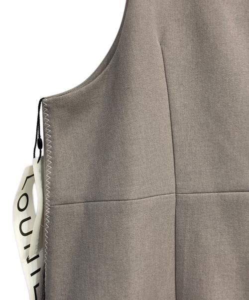 LOUNIE（ルーニー）LOUNIE (ルーニー) 千鳥ステッチAラインワンピース グレー サイズ:40 未使用品の古着・服飾アイテム