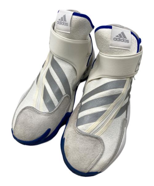 adidas（アディダス）adidas (アディダス) PHARRELL WILLIAMS (ファレルウィリアムス) ハイカットスニーカー ホワイト サイズ:26.5cmの古着・服飾アイテム