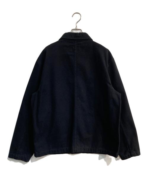 stussy（ステューシー）stussy (ステューシー) Canvas Chore JACKET　115588 ブラック サイズ:Lの古着・服飾アイテム