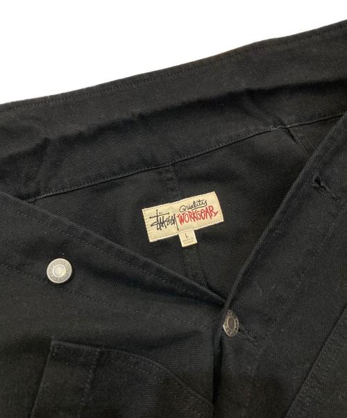 stussy（ステューシー）stussy (ステューシー) Canvas Chore JACKET　115588 ブラック サイズ:Lの古着・服飾アイテム