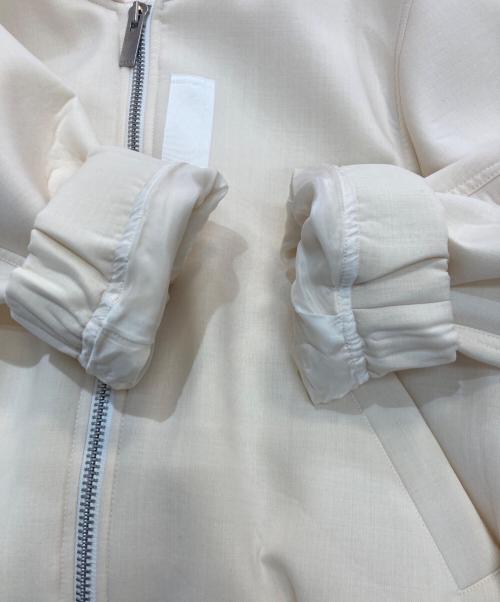 sacai（サカイ）sacai (サカイ) Suiting Bonding Blouson　 25SS　25-07634 アイボリー サイズ:1の古着・服飾アイテム