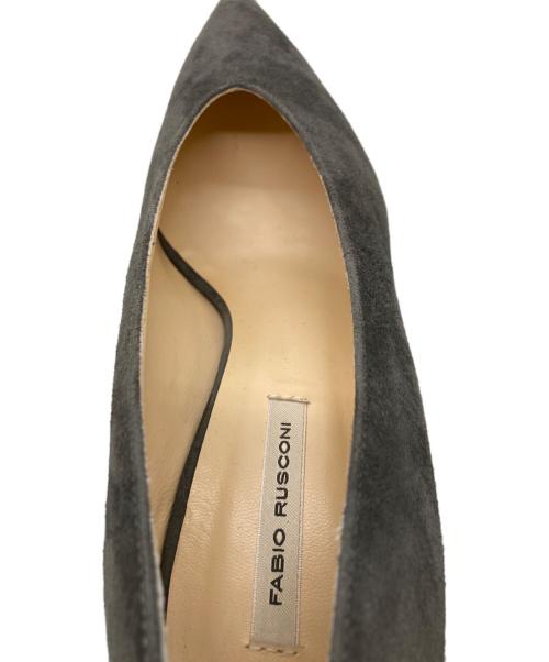 FABIO RUSCONI（ファビオルスコーニ）FABIO RUSCONI (ファビオルスコーニ) スウェードパンプス グレー サイズ:24cmの古着・服飾アイテム