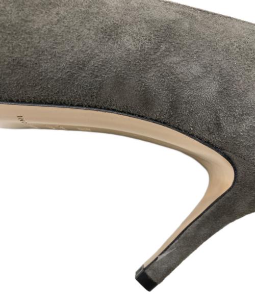 FABIO RUSCONI（ファビオルスコーニ）FABIO RUSCONI (ファビオルスコーニ) スウェードパンプス グレー サイズ:24cmの古着・服飾アイテム