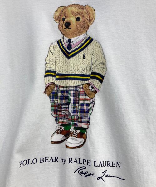 POLO RALPH LAUREN（ポロ・ラルフローレン）POLO RALPH LAUREN (ポロ・ラルフローレン) ポロベアプリントTシャツ ホワイト サイズ:L 未使用品の古着・服飾アイテム