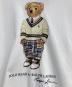 中古・古着 POLO RALPH LAUREN (ポロ・ラルフローレン) ポロベアプリントTシャツ ホワイト サイズ:L 未使用品：8000円