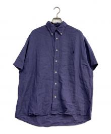 RALPH LAUREN（ラルフローレン）の古着「BLAIRE リネン半袖シャツ」｜パープル