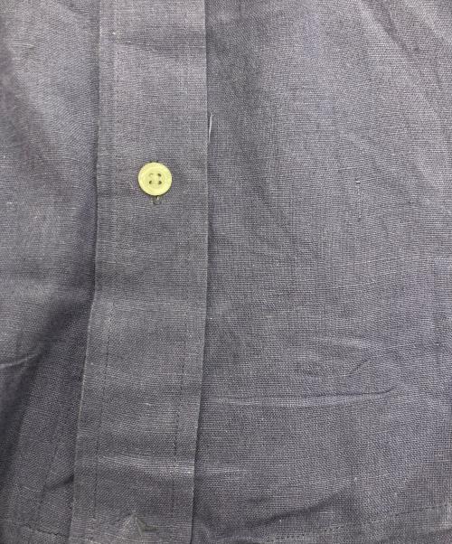 RALPH LAUREN（ラルフローレン）RALPH LAUREN (ラルフローレン) BLAIRE リネン半袖シャツ パープル サイズ:Lの古着・服飾アイテム