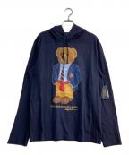 POLO RALPH LAURENポロ・ラルフローレン）の古着「POLOベアパーカー」｜ネイビー