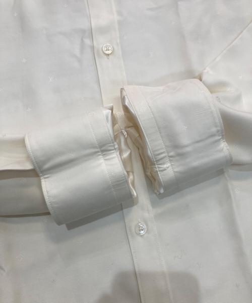 LOUIS VUITTON（ルイ ヴィトン）LOUIS VUITTON (ルイ ヴィトン) モノグラム刺繍長袖シャツ　RM212F ZLC HKS8PW ホワイト サイズ:40の古着・服飾アイテム