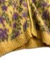 中古・古着 Needles (ニードルズ) Mohair Cardigan - Flower　NS282 イエロー×パープル サイズ:L：16000円