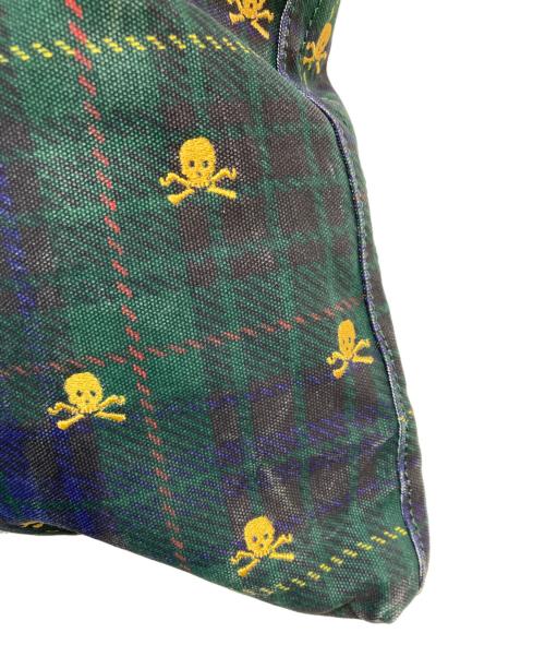 Rugby Ralph Lauren（ラグビーラルフローレン）Rugby Ralph Lauren (ラグビーラルフローレン) チェック柄キャンバストートバッグ グリーンの古着・服飾アイテム