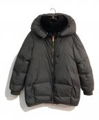 DEUXIEME CLASSEドゥーズィエム クラス）の古着「フォックスファーフードダウンコート　18020500708030」｜ブラック