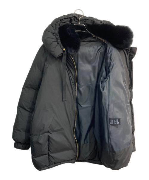 DEUXIEME CLASSE（ドゥーズィエム クラス）Deuxieme Classe (ドゥーズィエム クラス) フォックスファーフードダウンコート　18020500708030 ブラック サイズ:Freeの古着・服飾アイテム