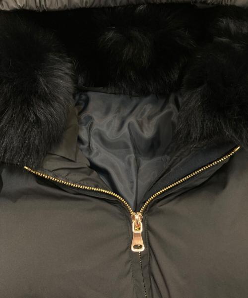 DEUXIEME CLASSE（ドゥーズィエム クラス）Deuxieme Classe (ドゥーズィエム クラス) フォックスファーフードダウンコート　18020500708030 ブラック サイズ:Freeの古着・服飾アイテム