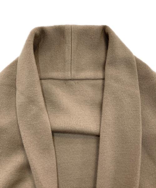 DEUXIEME CLASSE（ドゥーズィエム クラス）Deuxieme Classe (ドゥーズィエム クラス) スムースニットガウンコート　19020500422030 ベージュ サイズ:Free 未使用品の古着・服飾アイテム