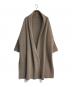 Deuxieme Classe（ドゥーズィエム クラス）の古着「スムースニットガウンコート　19020500422030」｜ベージュ