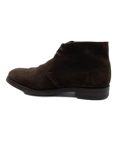 Crockett & Jones（クロケット＆ジョーンズ）Crockett & Jones (クロケット＆ジョーンズ) チャートシー スエード チャッカブーツ ブラウン サイズ:8Eの古着・服飾アイテム