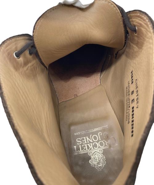 Crockett & Jones（クロケット＆ジョーンズ）Crockett & Jones (クロケット＆ジョーンズ) チャートシー スエード チャッカブーツ ブラウン サイズ:8Eの古着・服飾アイテム