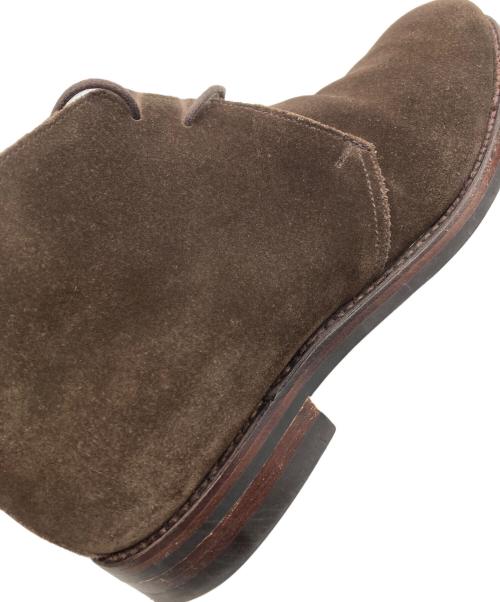 Crockett & Jones（クロケット＆ジョーンズ）Crockett & Jones (クロケット＆ジョーンズ) チャートシー スエード チャッカブーツ ブラウン サイズ:8Eの古着・服飾アイテム