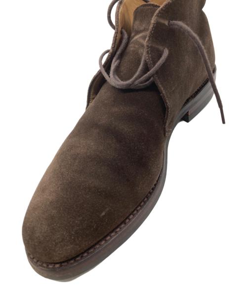 Crockett & Jones（クロケット＆ジョーンズ）Crockett & Jones (クロケット＆ジョーンズ) チャートシー スエード チャッカブーツ ブラウン サイズ:8Eの古着・服飾アイテム