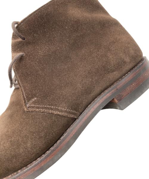Crockett & Jones（クロケット＆ジョーンズ）Crockett & Jones (クロケット＆ジョーンズ) チャートシー スエード チャッカブーツ ブラウン サイズ:8Eの古着・服飾アイテム