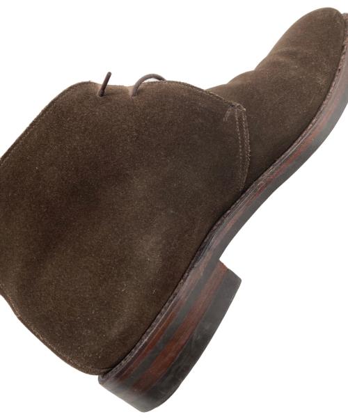Crockett & Jones（クロケット＆ジョーンズ）Crockett & Jones (クロケット＆ジョーンズ) チャートシー スエード チャッカブーツ ブラウン サイズ:8Eの古着・服飾アイテム