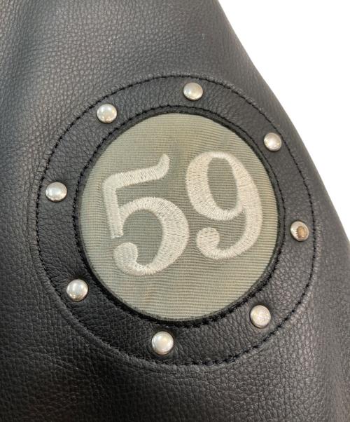 ALPHA（アルファ）ALPHA (アルファ) シングルライダースジャケット　NA-359 ブラック サイズ:XLの古着・服飾アイテム