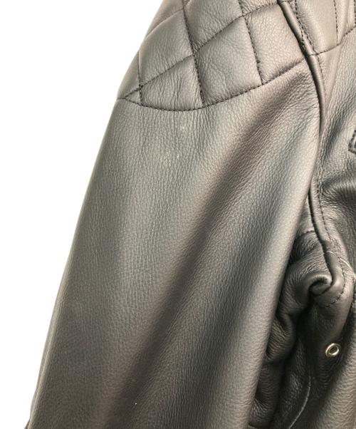 ALPHA（アルファ）ALPHA (アルファ) シングルライダースジャケット　NA-359 ブラック サイズ:XLの古着・服飾アイテム