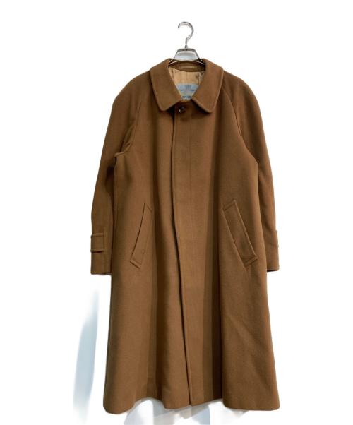 Aquascutum（アクアスキュータム）Aquascutum (アクアスキュータム) カシミヤステンカラーコート ブラウン サイズ:38の古着・服飾アイテム