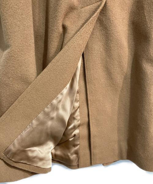Aquascutum（アクアスキュータム）Aquascutum (アクアスキュータム) カシミヤステンカラーコート ブラウン サイズ:38の古着・服飾アイテム