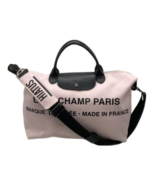 LONGCHAMP（ロンシャン）LONGCHAMP (ロンシャン) Shayne Oliver 2WAYバッグ ピンクの古着・服飾アイテム