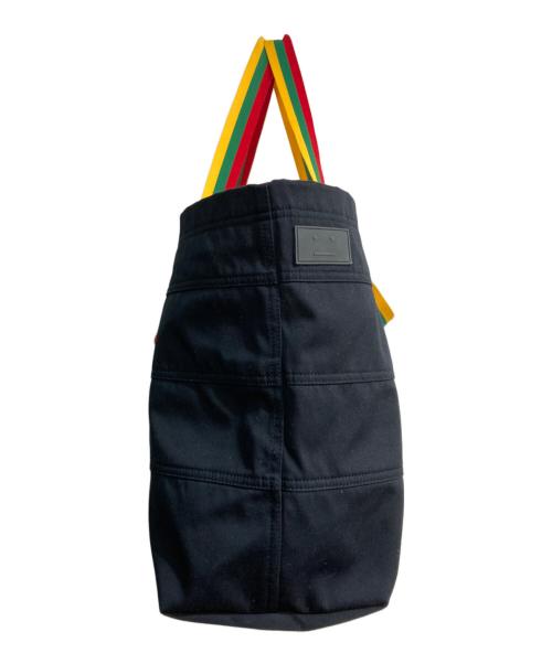 Acne studios（アクネ ストゥディオス）ACNE STUDIOS (アクネ ストゥディオス) トートバッグ ブラックの古着・服飾アイテム