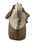 FURLA (フルラ) バイカラー2WAYバッグ アイボリー×ベージュ：7000円