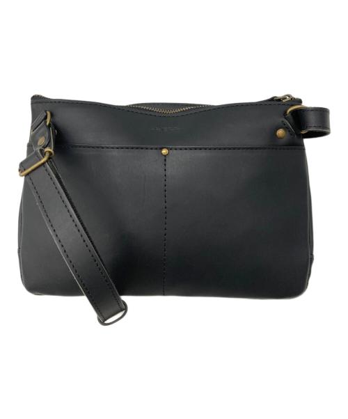 alto（アルト）alto (アルト) レザーショルダーバッグ ブラックの古着・服飾アイテム