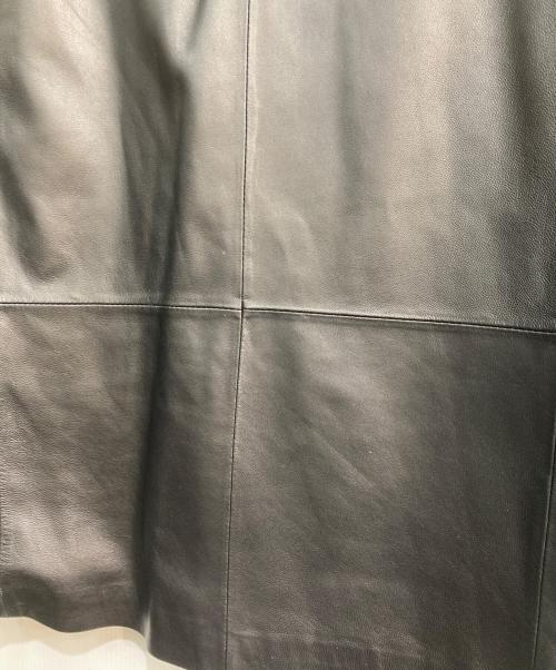 BALMAIN（バルマン）BALMAIN (バルマン) ラムレザーテーラードジャケット　6800 ブラック サイズ:3Lの古着・服飾アイテム