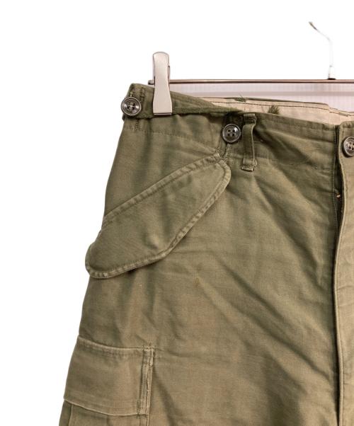 US ARMY（ユーエスアーミー）US ARMY (ユーエスアーミー) 50’s M-51 Field Trousers　JOHN OWNBEY COMPANY　MIL-T-20600 グリーン サイズ:LONG SMALLの古着・服飾アイテム