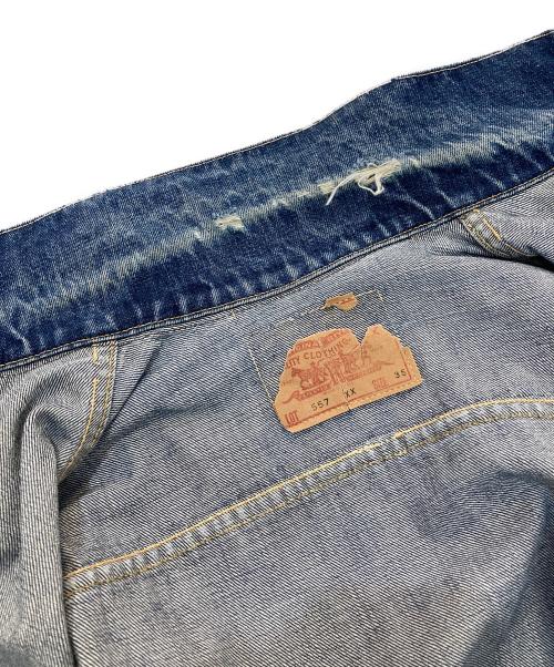 LEVI'S（リーバイス）LEVI'S (リーバイス) 507XX 3rdデニムジャケット　60‘s BIG E ボタン裏O 均等V インディゴ サイズ:36の古着・服飾アイテム