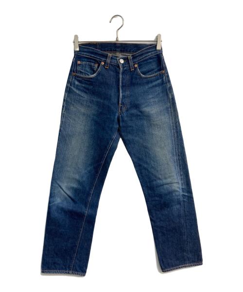 LEVI'S（リーバイス）LEVI'S (リーバイス) 501ボタンフライ デニムパンツ　BIG E ボタン裏2 平行ステッチ 足長R インディゴ サイズ:不明の古着・服飾アイテム