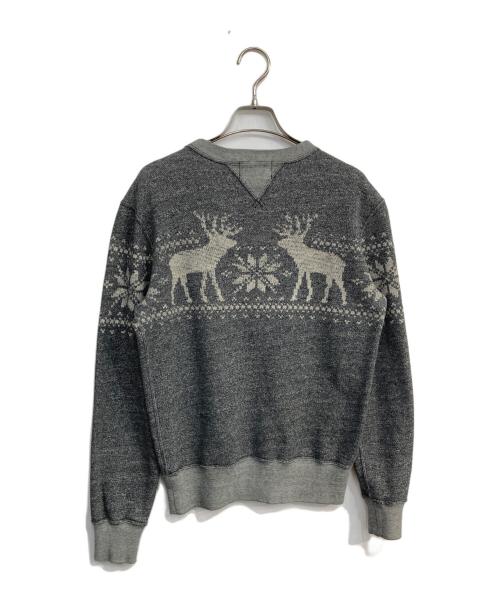 RRL（ダブルアールエル）RRL (ダブルアールエル) ノルディック柄スウェット グレー サイズ:XSの古着・服飾アイテム